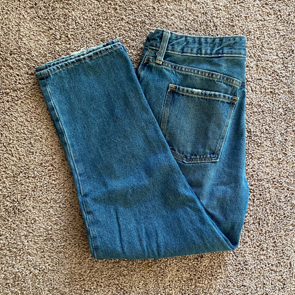 Straight leg jeans